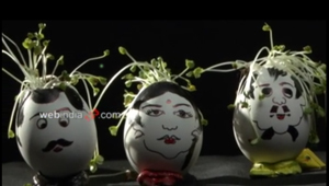 Cute Eggshell Planters